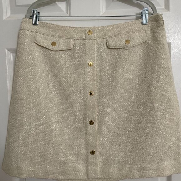 Marc New York Andrew Marc Button Front Mini Skirt  Size 14 - Picture 7 of 8